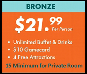Bronze Package: Minimum of 15