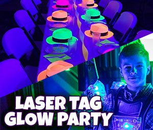 *Laser Tag GLOW Party Package