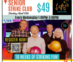 Senior Strike Club April 15th