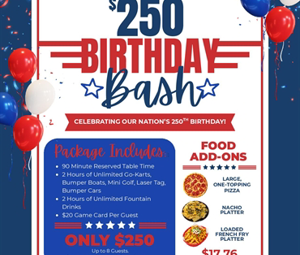 $250 Birthday Bash Package