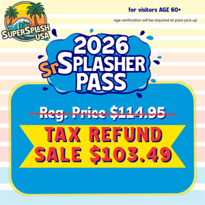 2026 Sr Splasher Season Pass