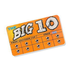 BIG 10 Punch Card