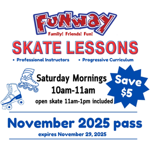November 2025 Skate Lesson Pass