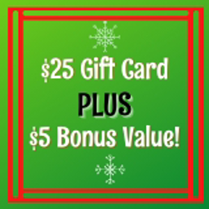 $30 Gift Card for only $25