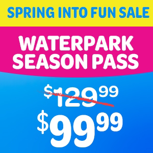 Spring Into Summer Waterpark Season Pass + $15 Arcade Card