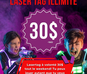 Lasertag Illimité Aout