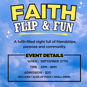 Faith Flip & Fun 6pm-8pm