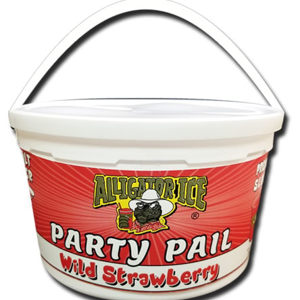 Alligator Party Pail-Strawberry