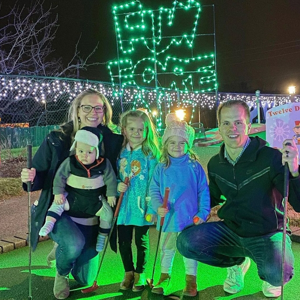 Holiday Lights Mini Golf Family Package