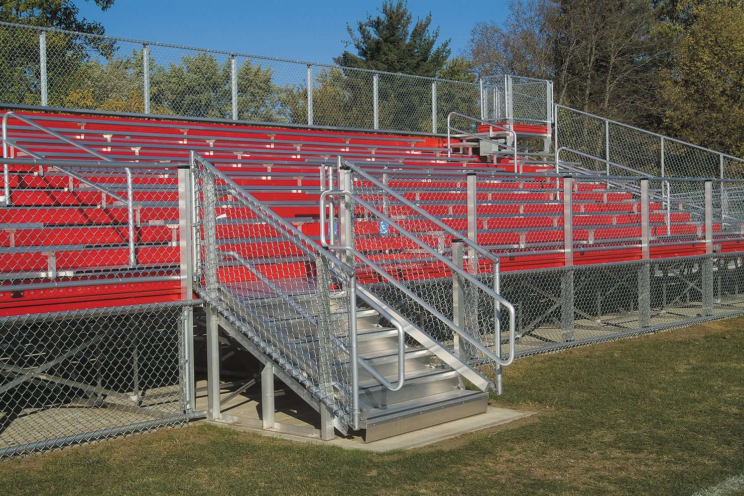 PlayCore NRS Bleacher Design and Manufacturer