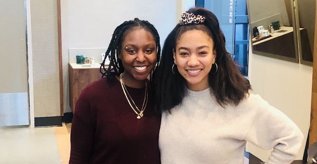 Photo of Courtney Harris ’13 and Djenaldbeth Louis ’20 MS