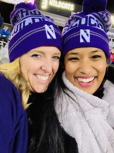 Photo of Michelle Herman ’94 and Chelsea Hayes ’12 MS