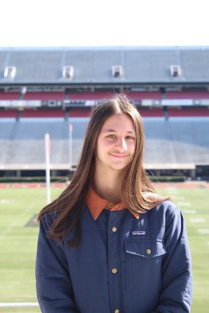 Brendan Teverino in Sanford Stadium