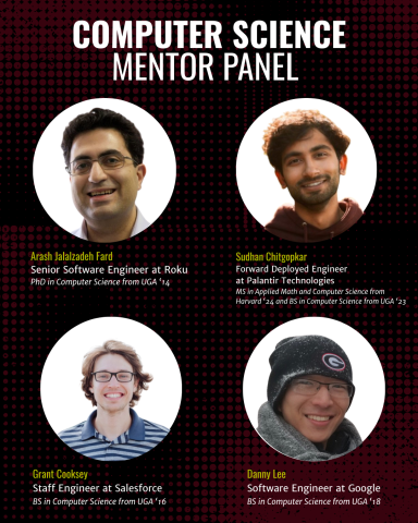 UGA School of Computing Hosts Alumni Mentor Panel to Provide Insights Into Computer Science Career Paths