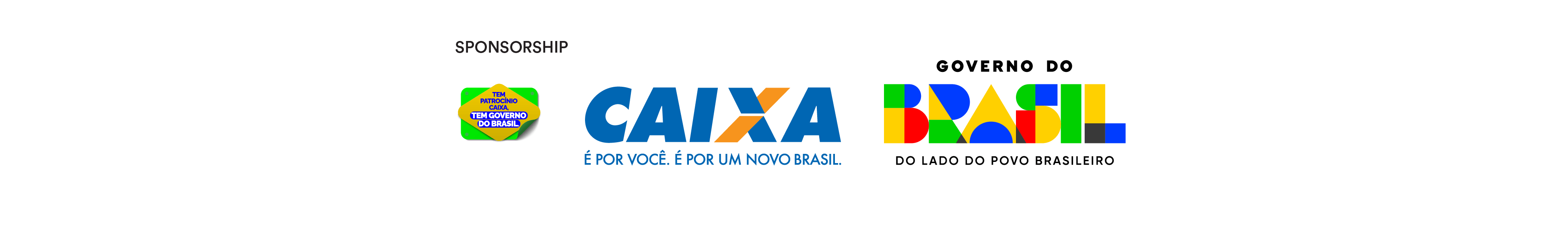 Logos for CAIXA and the Federal Government.