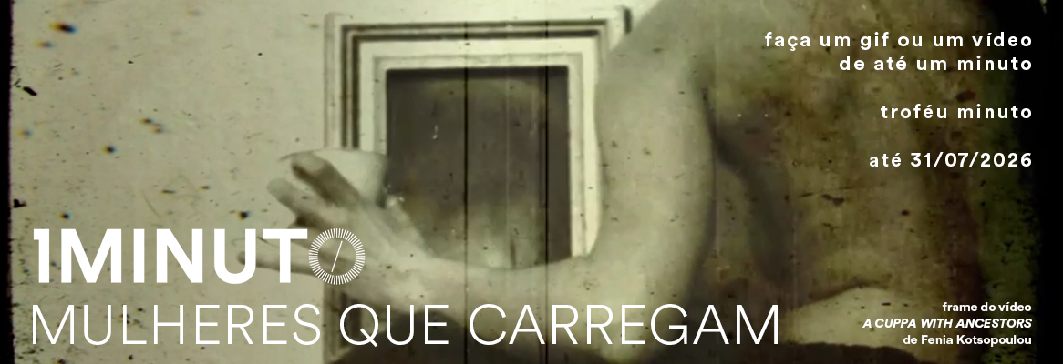 Banner do concurso Mulheres que carregamdo Festival do Minuto. Faça um vídeo de até um minuto. Inscrições até 31 de julho de 2026.