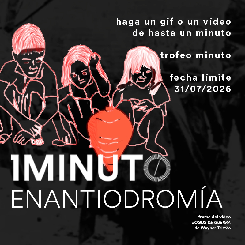 Banner del concurso Enantiodromia. Crea un video de hasta un minuto. Inscripciones hasta el 31 de julio de 2026.