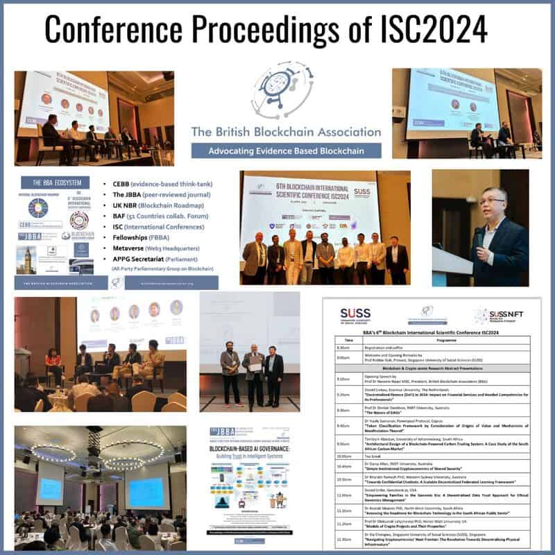 Conference Proceedings | The Journal of The British Blockchain 