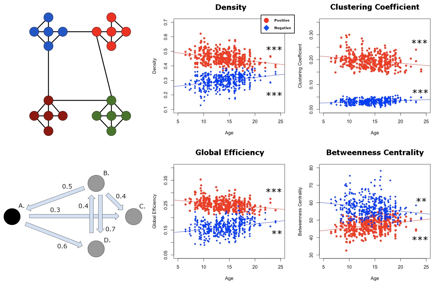 Development of the whole-brain functional connectome explored via graph  theory analysis | Published in Aperture Neuro
