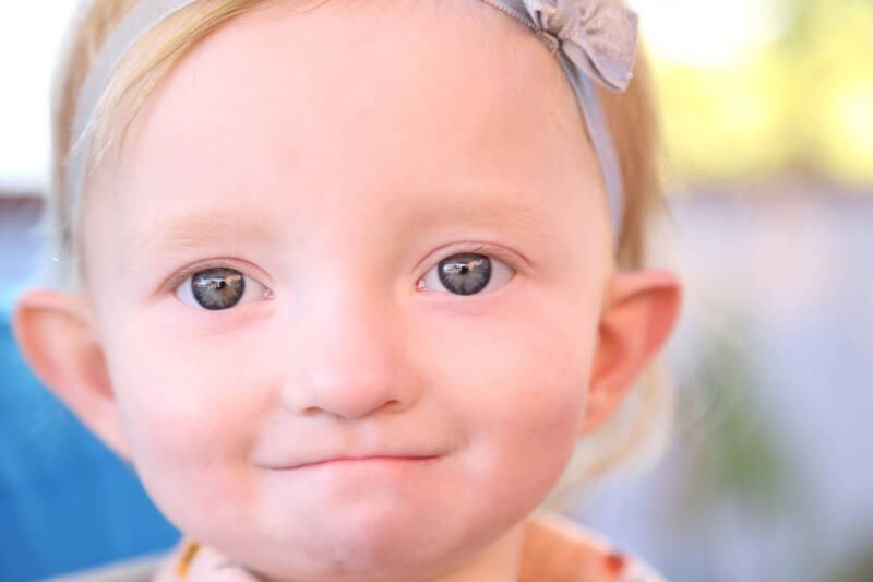 A close-up of a baby AI-generated content may be incorrect.