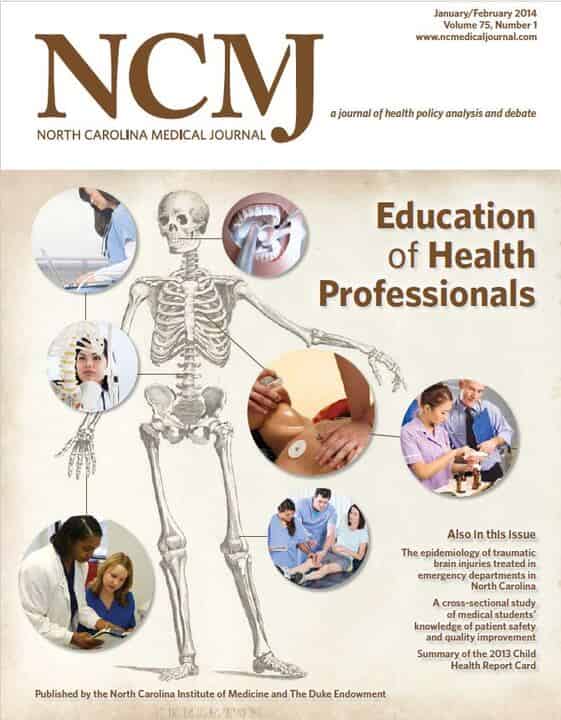 Vol. 75, Issue 1, 2014 Published by North Carolina Medical Journal