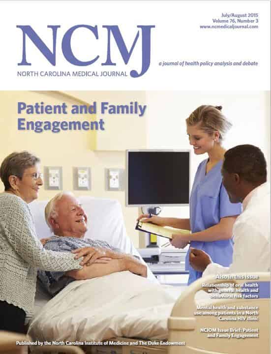 Vol. 76, Issue 3, 2015 Published by North Carolina Medical Journal