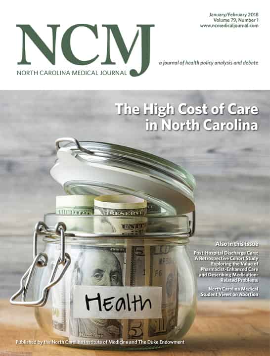 Vol. 79, Issue 1, 2018 Published by North Carolina Medical Journal