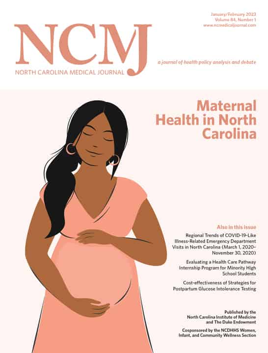 Vol. 84, Issue 1, 2023 Published by North Carolina Medical Journal