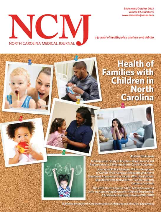 Vol. 84, Issue 5, 2023 Published by North Carolina Medical Journal