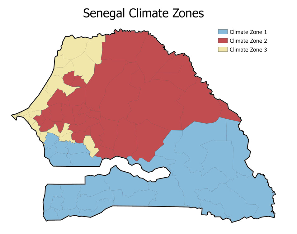 A map of the climate zones AI-generated content may be incorrect.