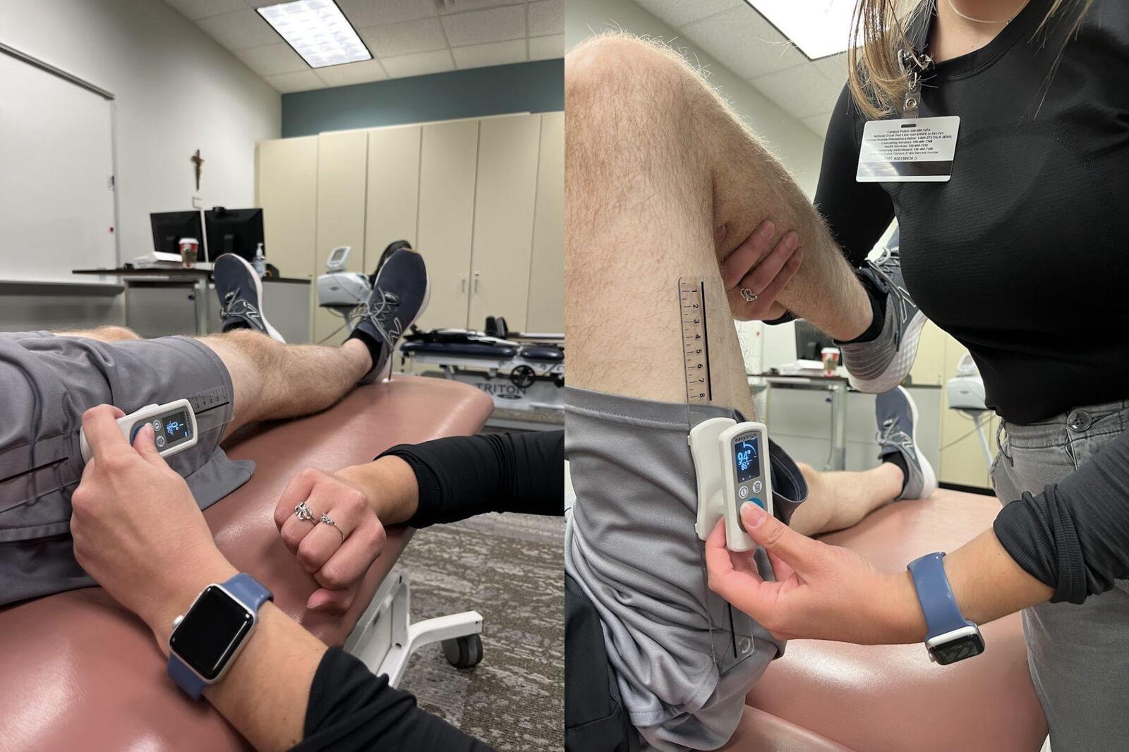 Hip Medial Rotation Goniometry