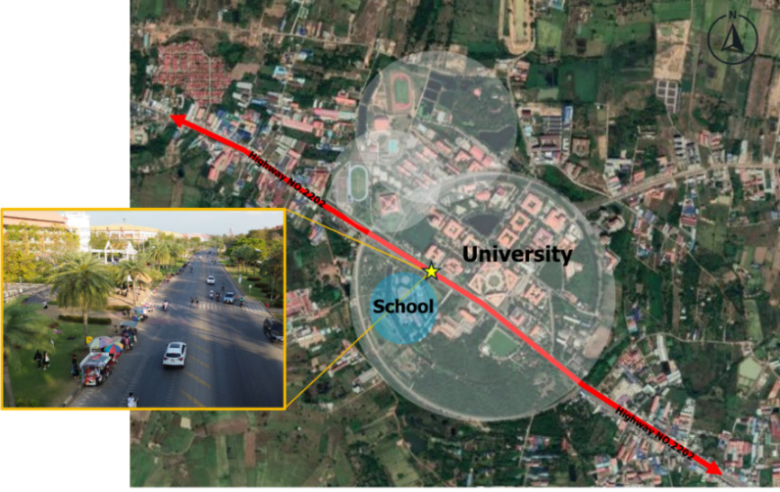 A map of a road with a red line and a red arrow AI-generated content may be incorrect.
