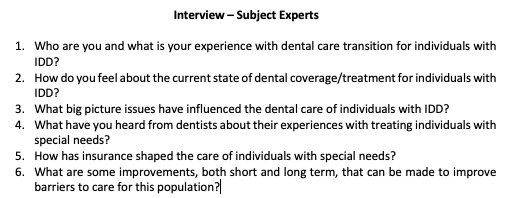 A questionnaire about dental care AI-generated content may be incorrect.