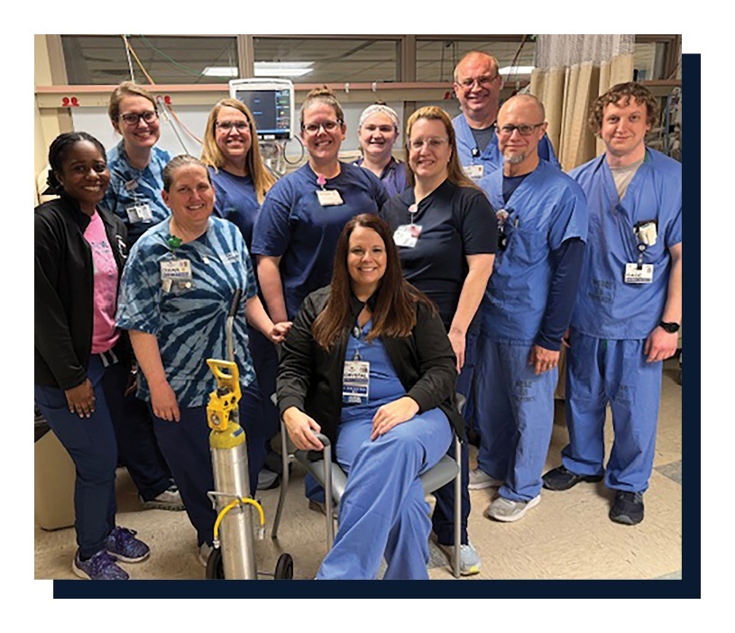 Photo of Women and Children Team and Pulmonary Services Team