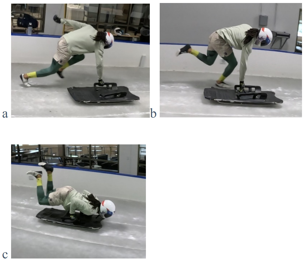 A person on a sled AI-generated content may be incorrect.