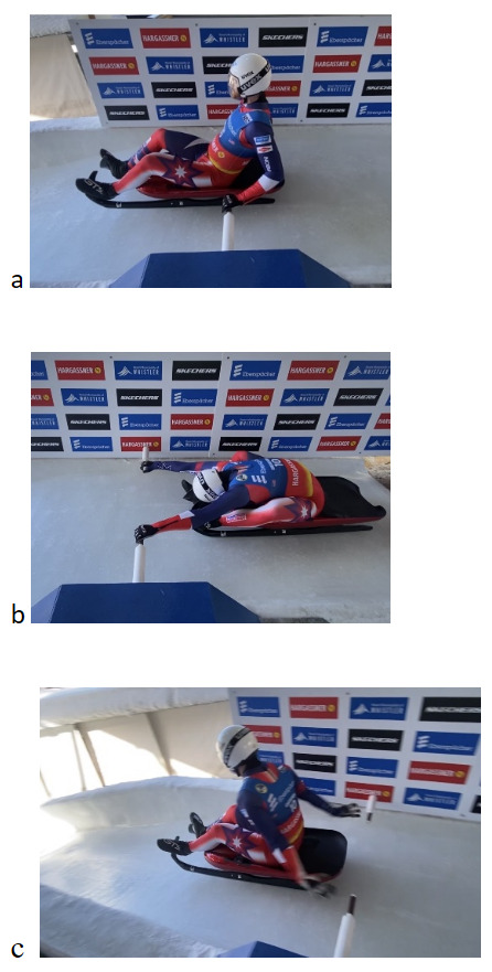 A person on a sled AI-generated content may be incorrect.