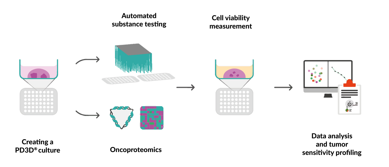 A diagram of a cell viability test Description automatically generated