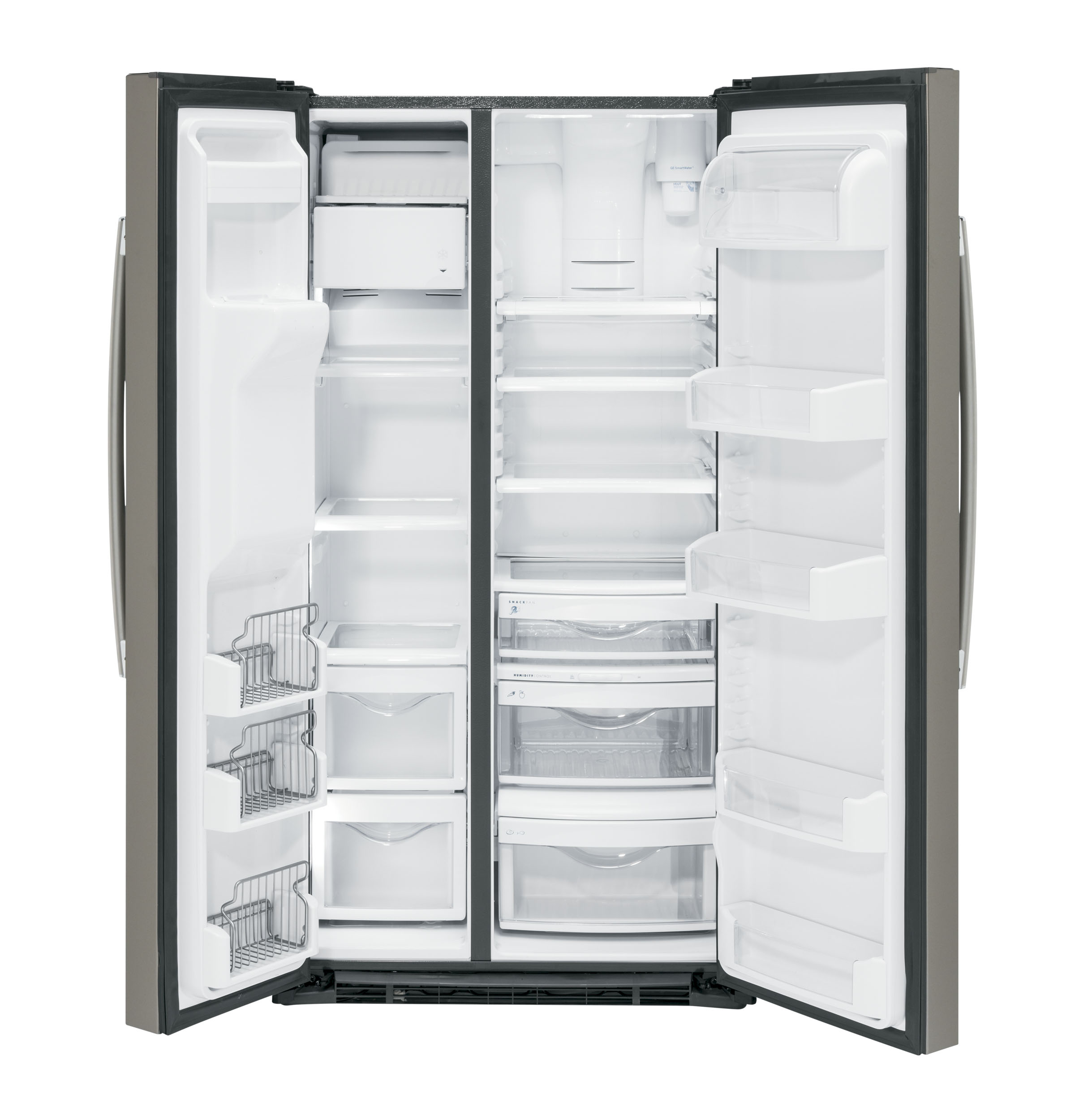 Model: PZS22MMKES | GE Profile GE Profile™ Series 21.9 Cu. Ft. Counter-Depth Side-By-Side Refrigerator