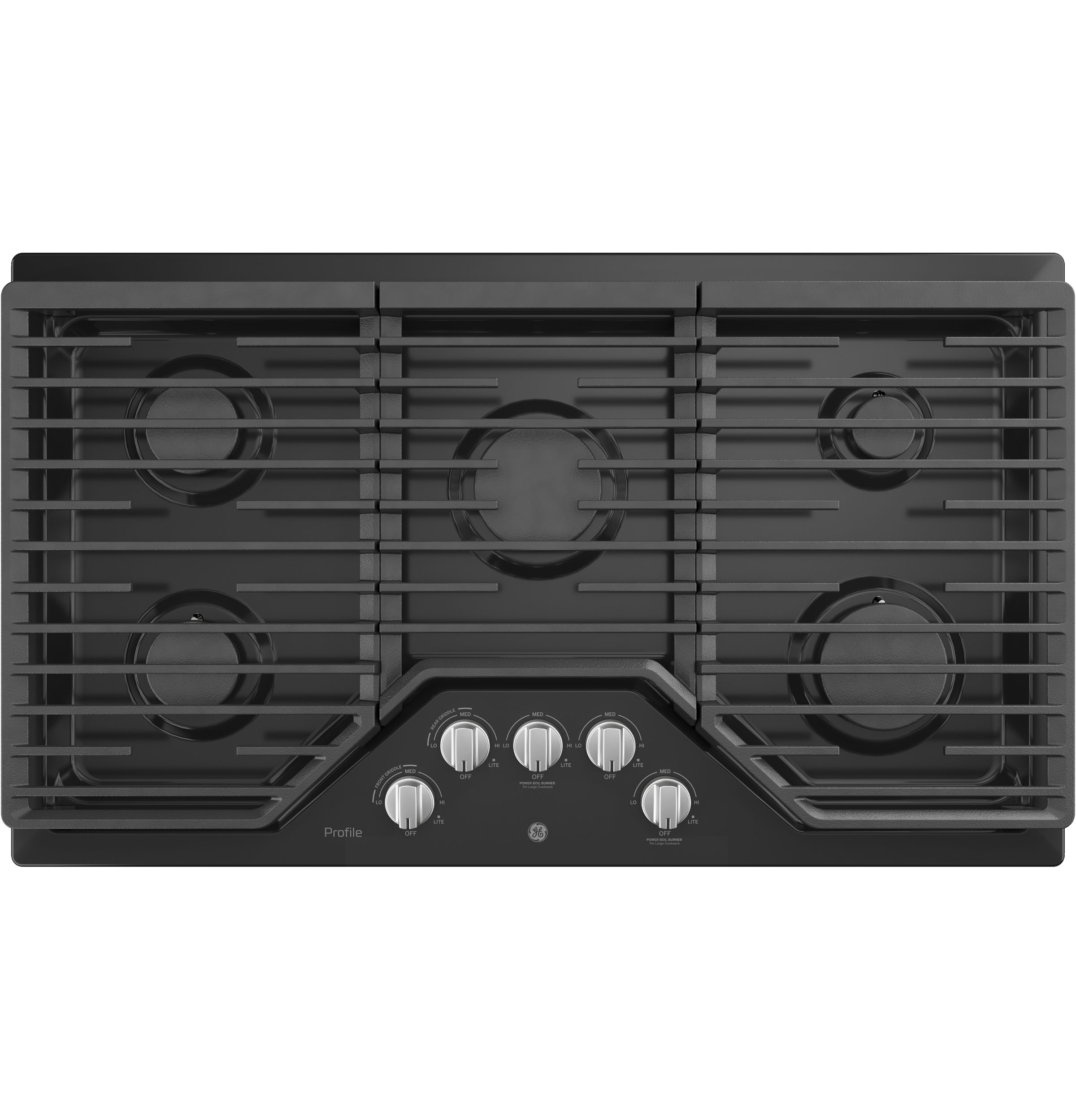 GE Profile GE Profile™ 36" Built-In Gas Cooktop with Optional Extra-Large Cast Iron Griddle