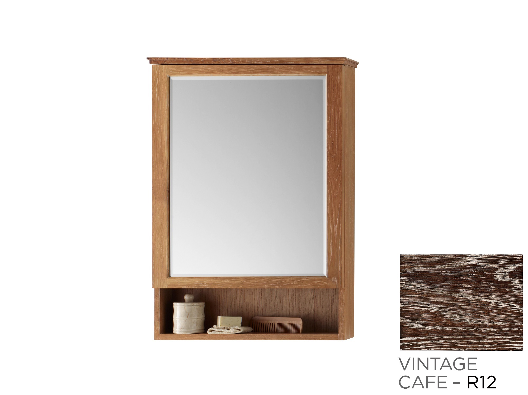 Ronbow 617124R12 Transitional 24" x 34" Solid Wood Framed Medicine