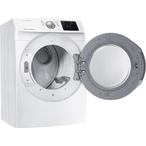 Model: DVE45N5300W | Samsung 7.5 CF ELECTRIC FL DRYER - WHITE