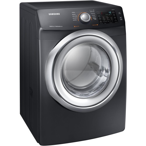 Model: DVG45N5300V | Samsung 7.5 CF GAS FL STEAM DRYER - BLACK STAINLESS STEEL