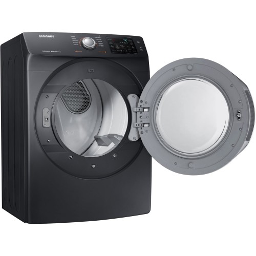 Model: DVG45N5300V | Samsung 7.5 CF GAS FL STEAM DRYER - BLACK STAINLESS STEEL