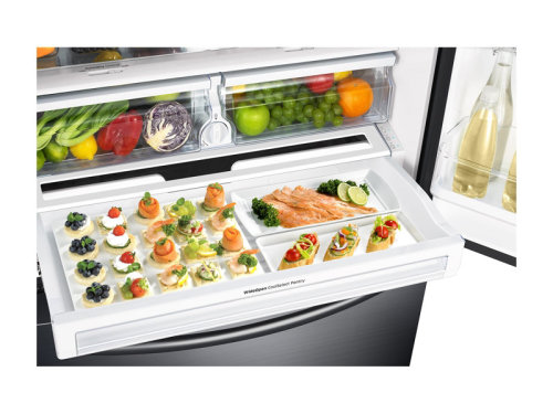 Model: RF23HCEDBSG | Samsung 23 cu. ft. French door Refrigerator 