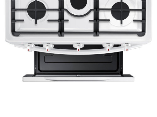 Model: NX58M5600SW | Samsung 5.8 cu. ft. Gas Range with Convection