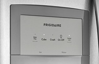 Model: FFSC2323TSDENT | Frigidaire 22.0 Cu. Ft. Counter-Depth Side-by-Side Refrigerator