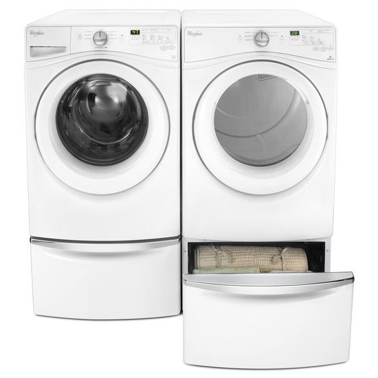 Model: WFW75HEFW-U4 | Whirlpool 4.5 cu.ft Front Load Washer with Adaptive Wash Technology, 8 cycles