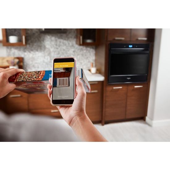 Model: WOS72EC7HB | Whirlpool 4.3 cu. ft. Smart Single Wall Oven with True Convection Cooking