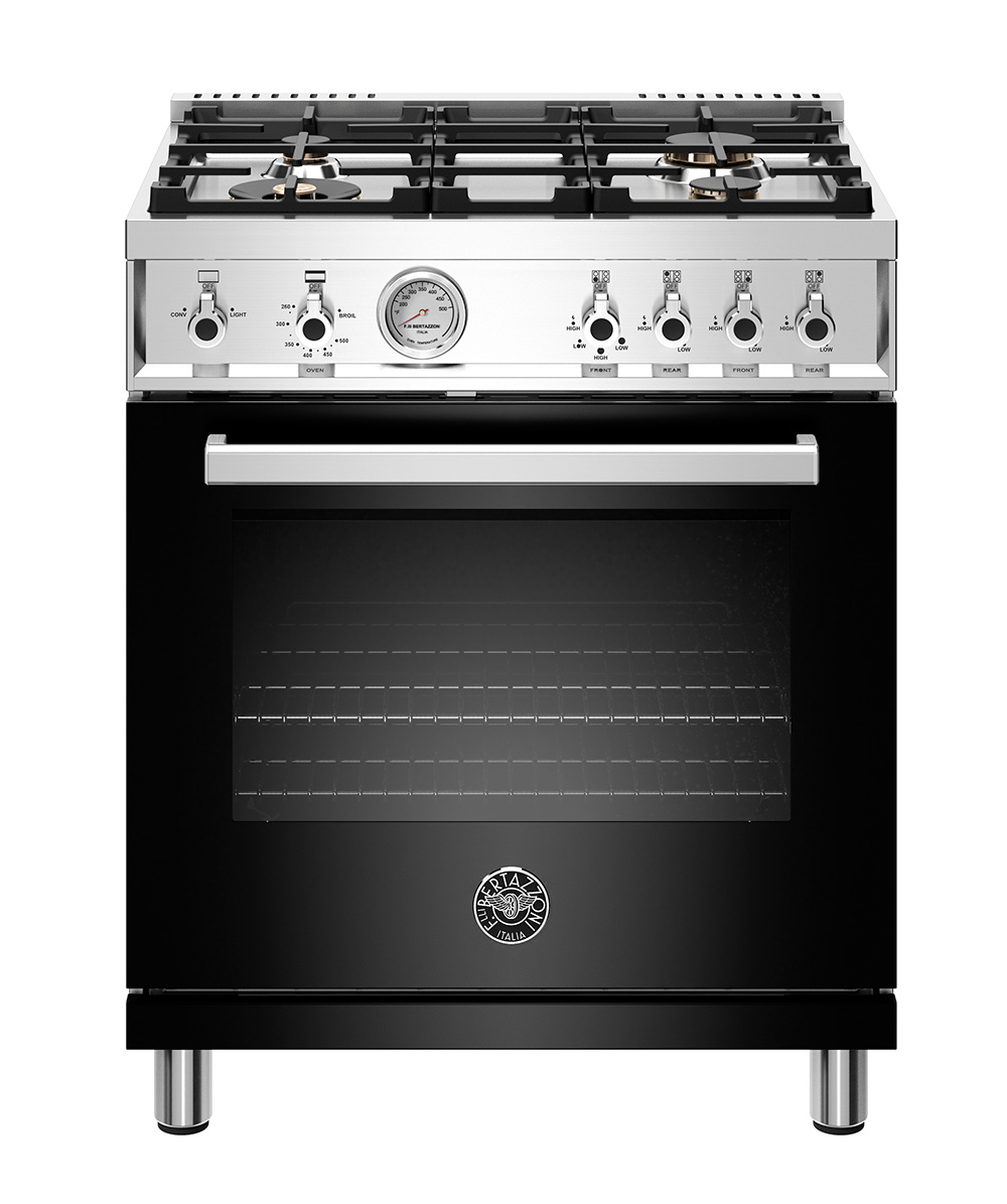 BERTAZZONI 30 Gas Range with 4 Sealed Burners - PROF304GASXTLP