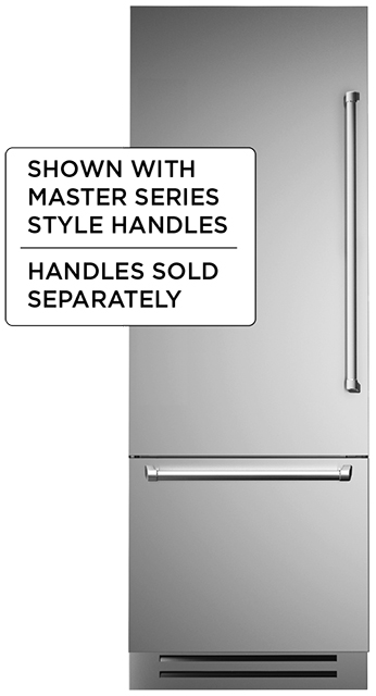 Bertazzoni 30" Built-in refrigerator - Stainless - Left swing door